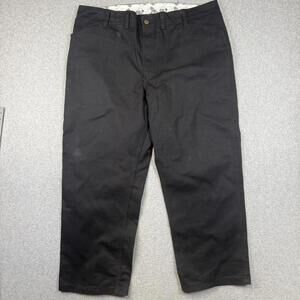 Ben Davis Men's Size 44 Black Workwear Original Pants Ankle Length